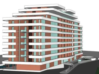 Highrise Building 3D model