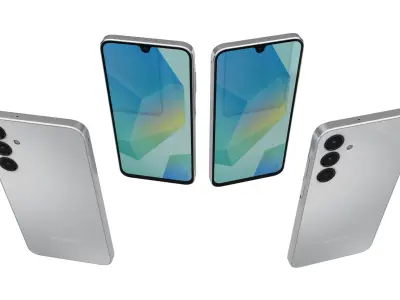 Samsung Galaxy A16 4G Light Gray 3D model