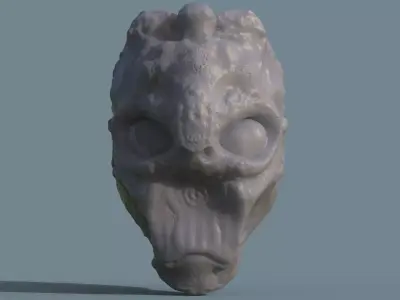 Demiurge skull 3D model