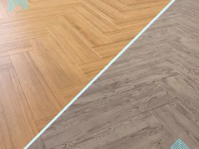 Parquet - Laminate - Wooden floor 2 in 1 Low-poly 3D model 104