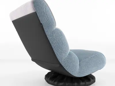 Adjustable Floor Chair 3D model
