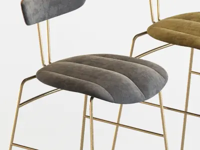 Ayla Barstool 3D model