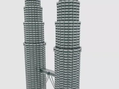 Petronas Twin Tower  3D model