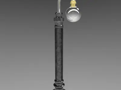 lamp street 3D model purchase