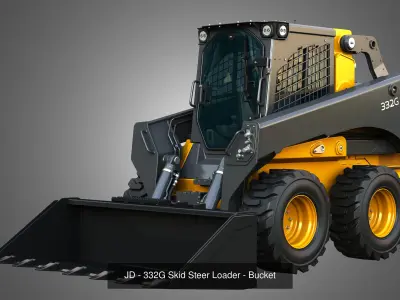 333G - 332G  Loaders  2 in 1 3D Model Pack