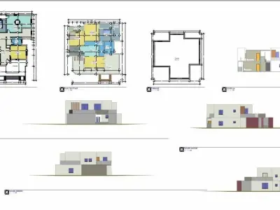 Villa 3D model 8
