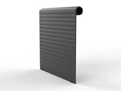 Shutter wall panel 3D model