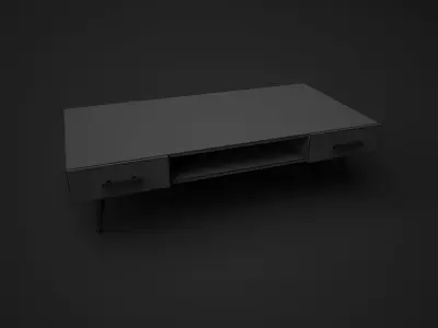 Coffee Table - High Quality Furniture 03 Low-poly 3D model