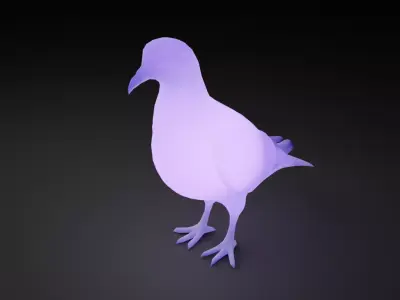 Indirect lighting for pigeons 3D model