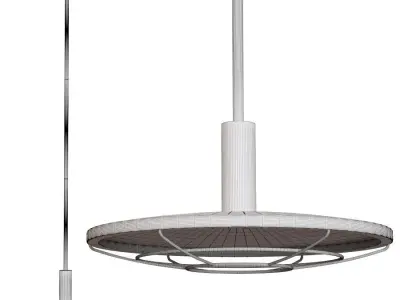 Restoration Hardware GRAHAM PENDANT 16 Aluminum 3D model