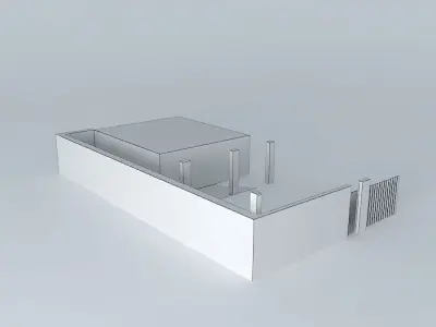 Outside cooking area Free 3D model