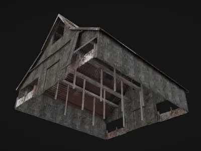 Barn 05 Low-poly 3D model