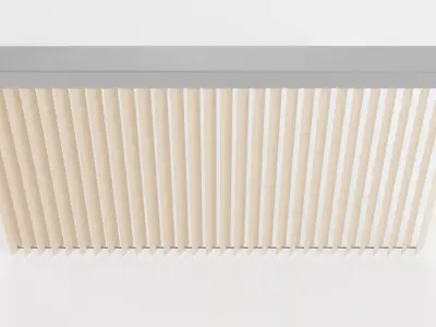 Office Blinds - Vertical Window Shading System 3D model