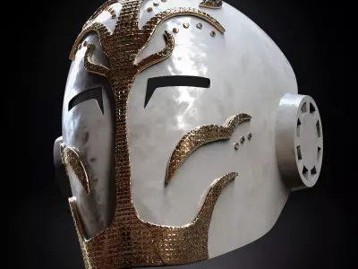 Jedi Temple Mask Star Wars  3D print model