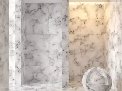 Marble wall 153 3D model