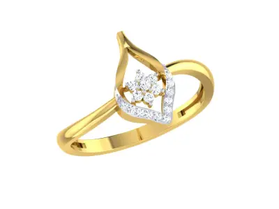 Women Ring  Render 3dm STL OBJ FBX Details 3D print model 282