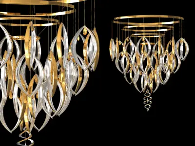 Chandelier Vargov design 3D model