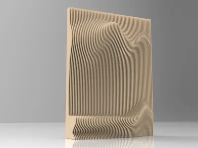 Parametric Wall Design Grasshopper Rhino AutoCAD Download 3D model