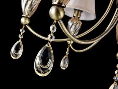 Chandelier Royal Classic Murano RC855-PL-06-R Maytoni Classic Free 3D model