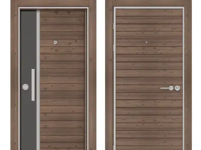 Steel Door 3D model