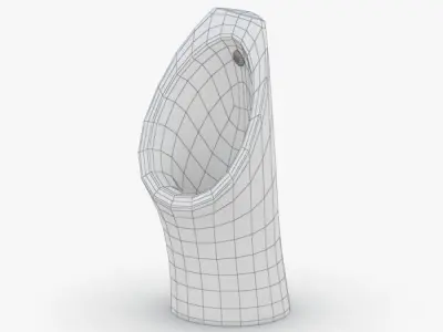 1625 - Urinal Low-poly 3D model