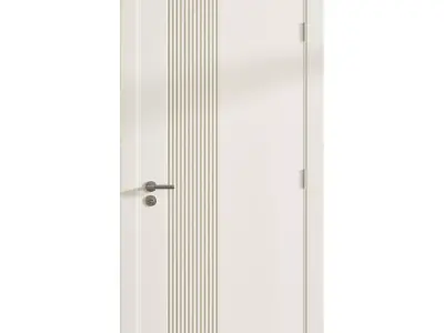 Modern interior doors set 3D model