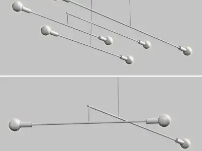 Big Mobile Light Low-poly 3D model