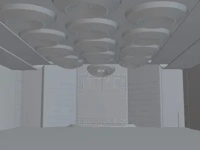 Conference hall 3D 3D model