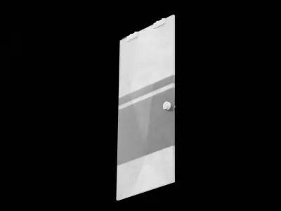 Sliding Glass Door Low-poly 3D model