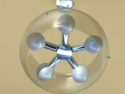 Modern Pendant Lamp 3D model