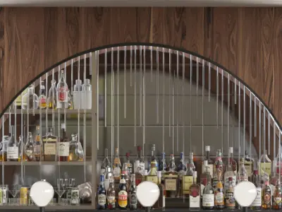 Bar Alcohol 23 3D model