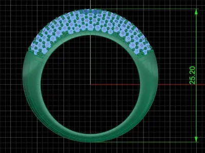 Jewelry ring 320 3D print model