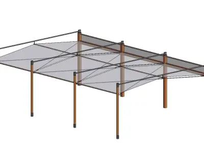 Revit Family - Canopy 01 Low-poly 3D model