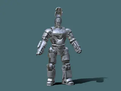 IRONMAN MARK 1 INSPIRITED ARTICULATED ACTION FIGURE 3D model