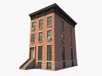 NYC Building 1 Low-poly 3D model