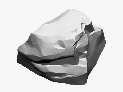 3D Mountain rock Zbrush sculpt 3D model