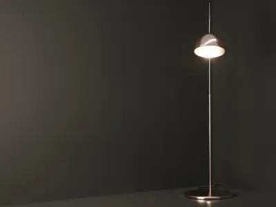 Floor Lamp - Arc Free 3D model