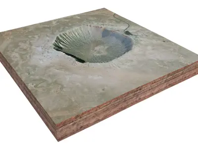 Meteor Crater Natural Landmark Arizona USA 3D model