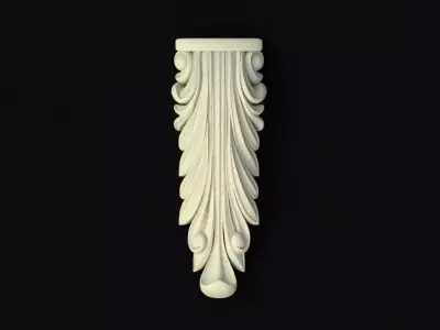 pilaster decorative corbel 3D model buy