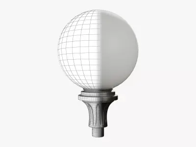 Lantern-7 egg shaped lamp 3D model