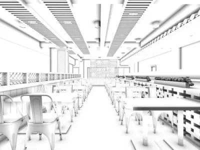 Business - Food Beverage 7-096 3D model