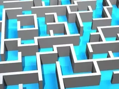 labyrinth maze 3D model