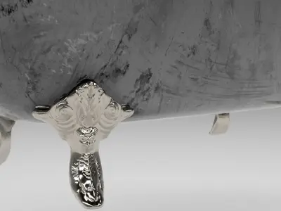 Penhaglion Clawfoot Tub Low-poly 3D model