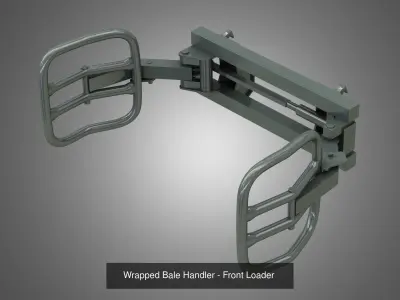 KL80-8T Loader - With 9 Front Loader Parts 3D Model Pack