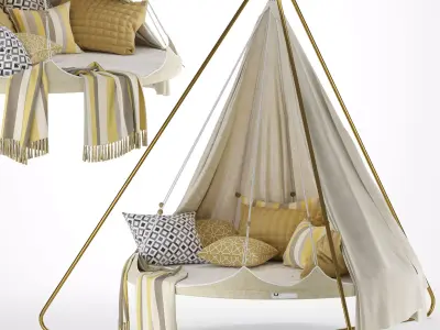 Tiipii bed  3D model