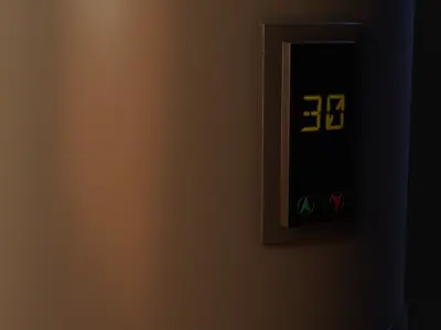 Electric Water Heater GameReady - LowPoly with PBR Material Low-poly 3D model