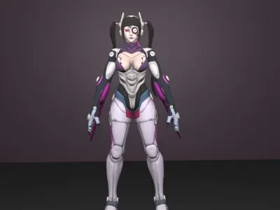 mecha juri 3D model