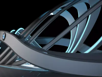 Exhibition Stand Stall Booth Low-poly 3D model