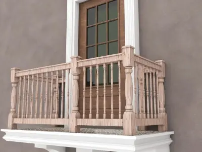 Balcony Door 10 3D model