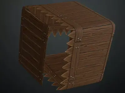 Antique Slat-style Wood Panel Texture